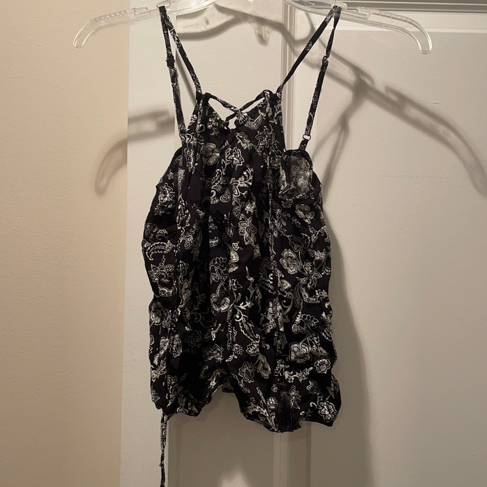 Lace up shirt